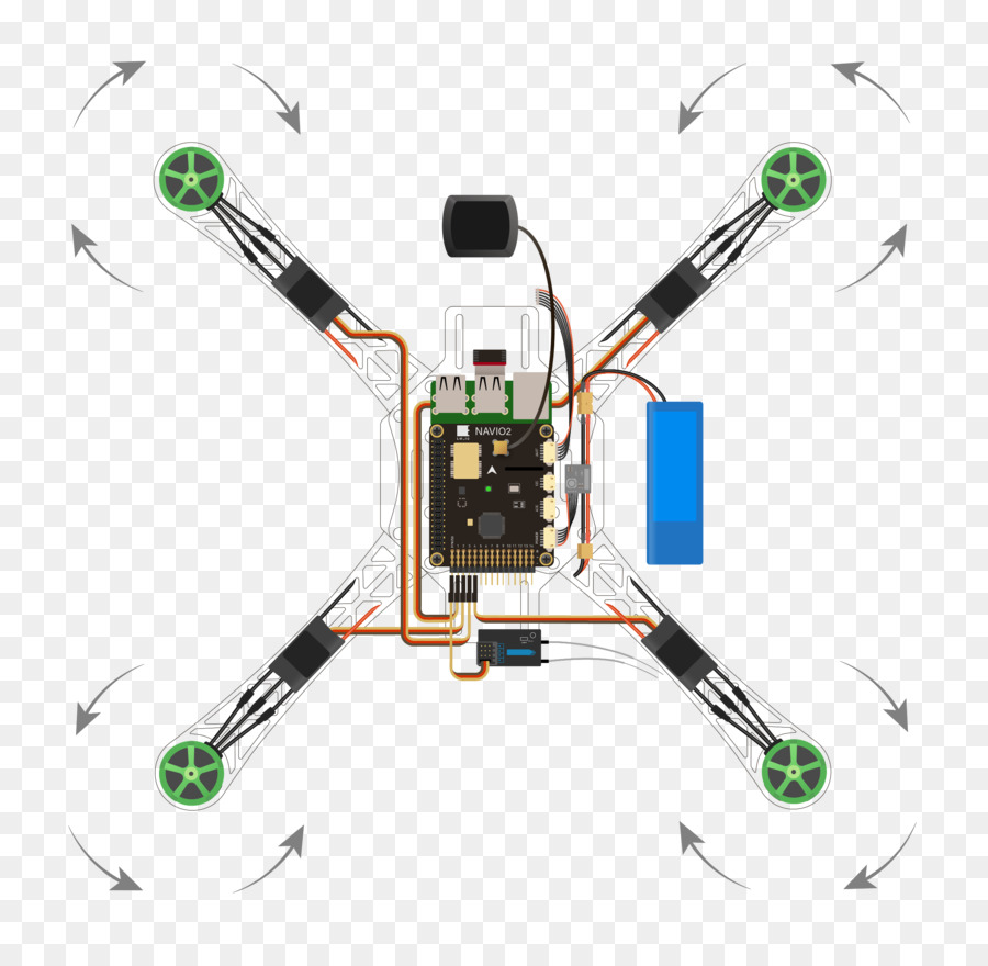 Quadcopter，طائرة بدون طيار PNG