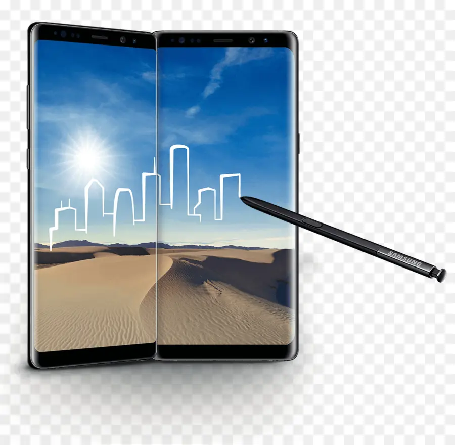 Samsung Galaxy Note 8，جهاز العرض PNG