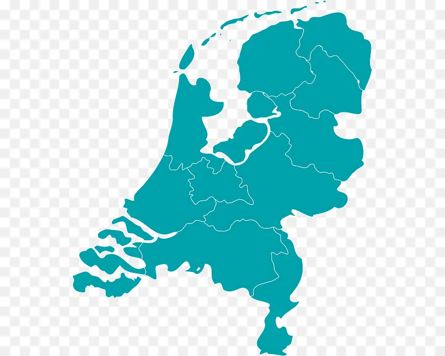 هولندا，خريطة PNG