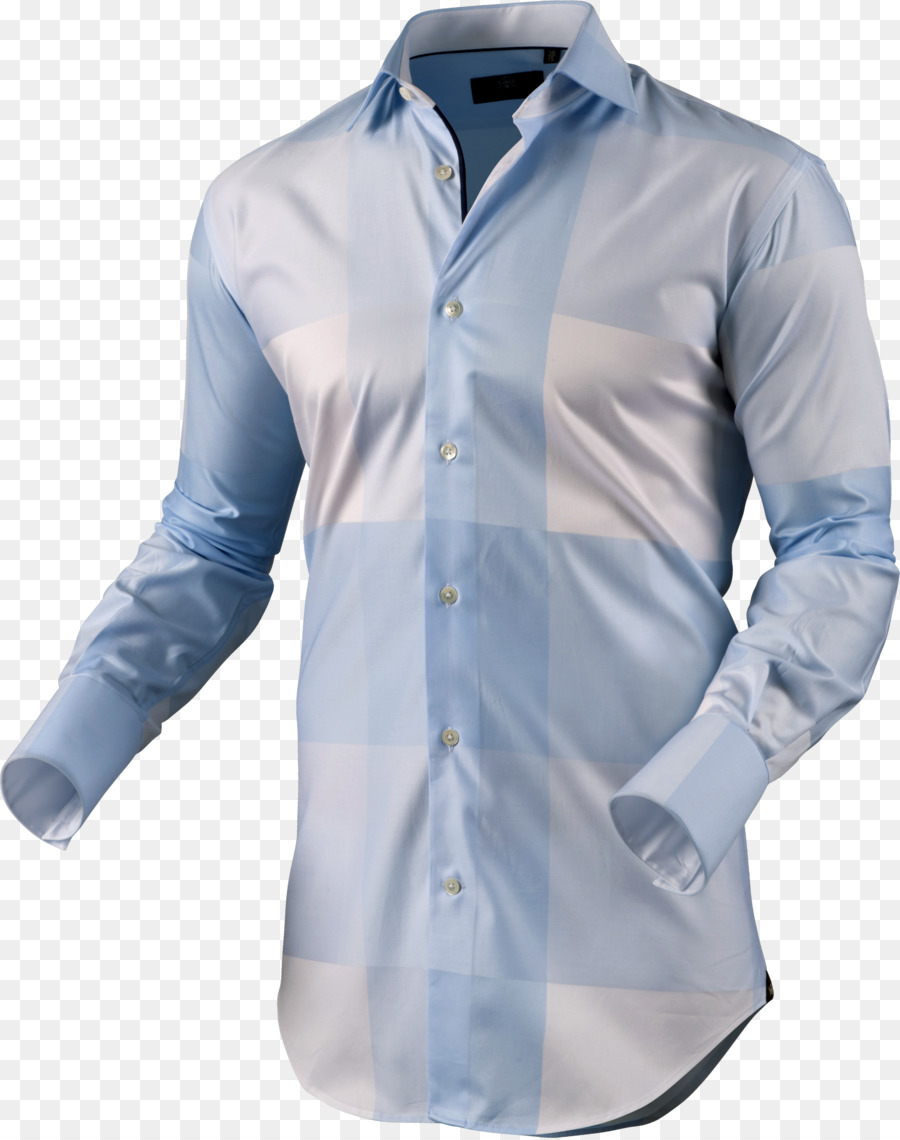 قميص，الأزرق PNG