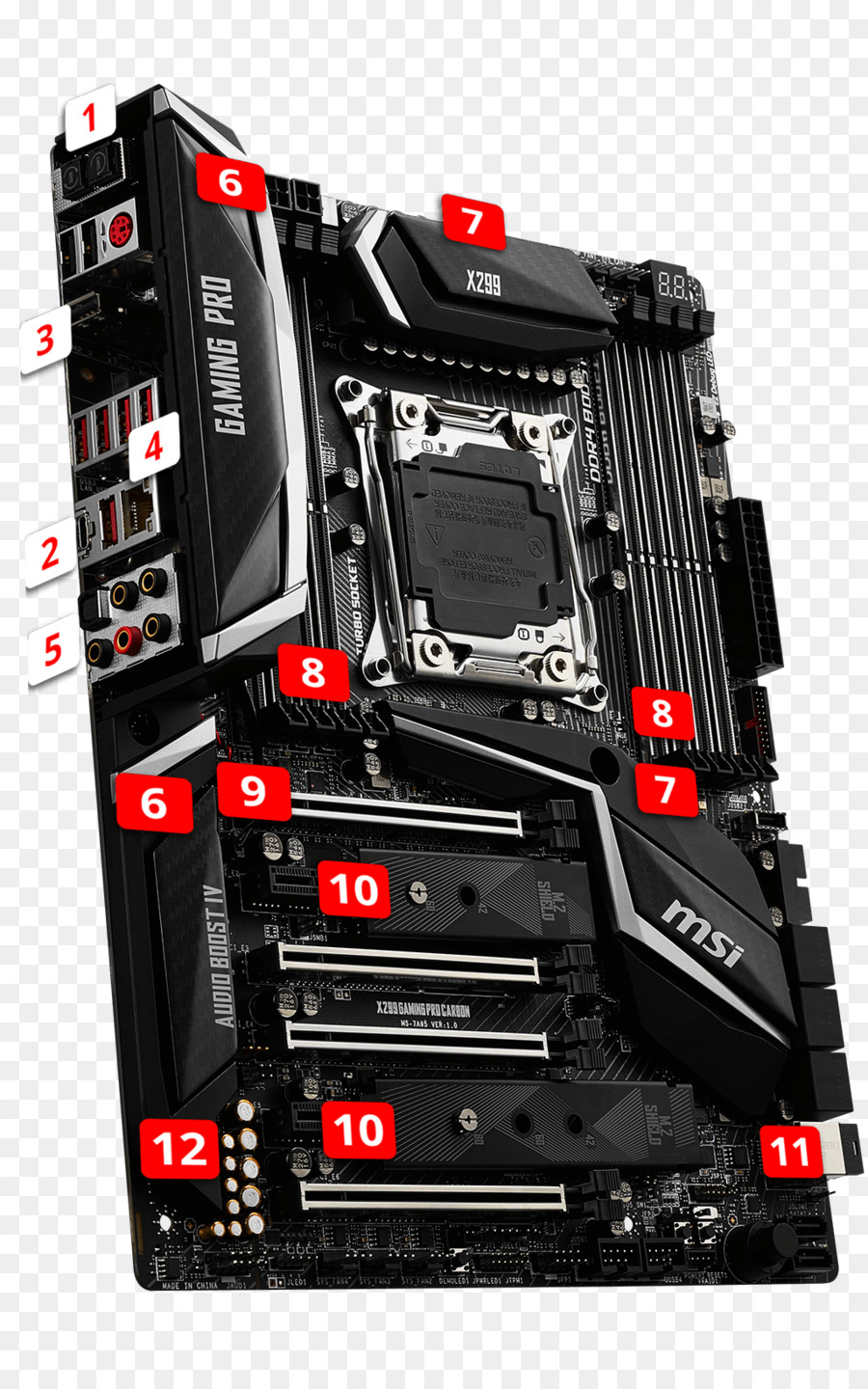 Lga 2066，إنتل X299 PNG