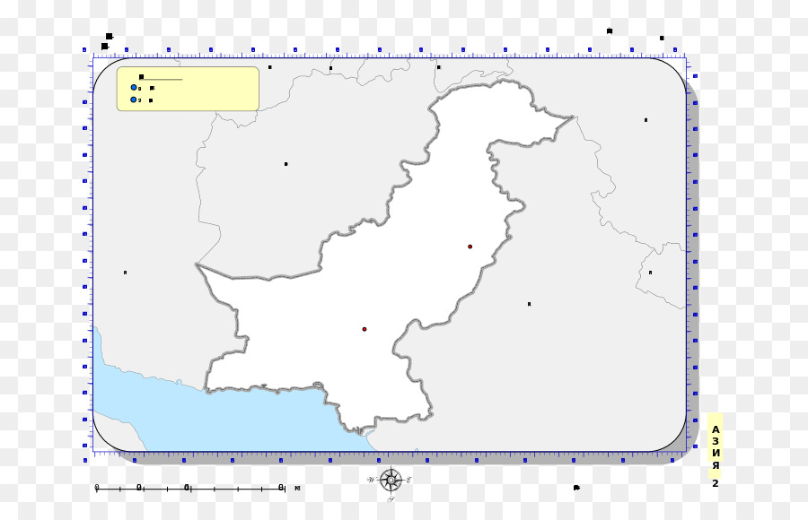 باكستان，خريطة PNG