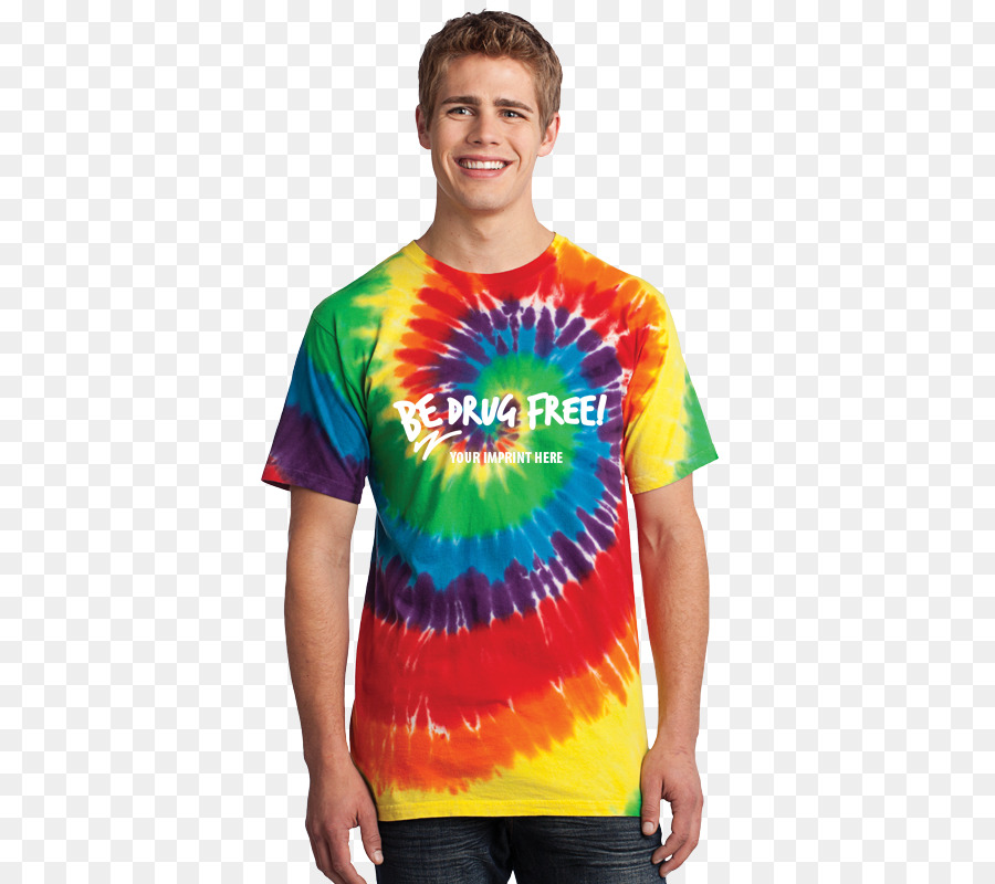 التي شيرت，Tiedye PNG