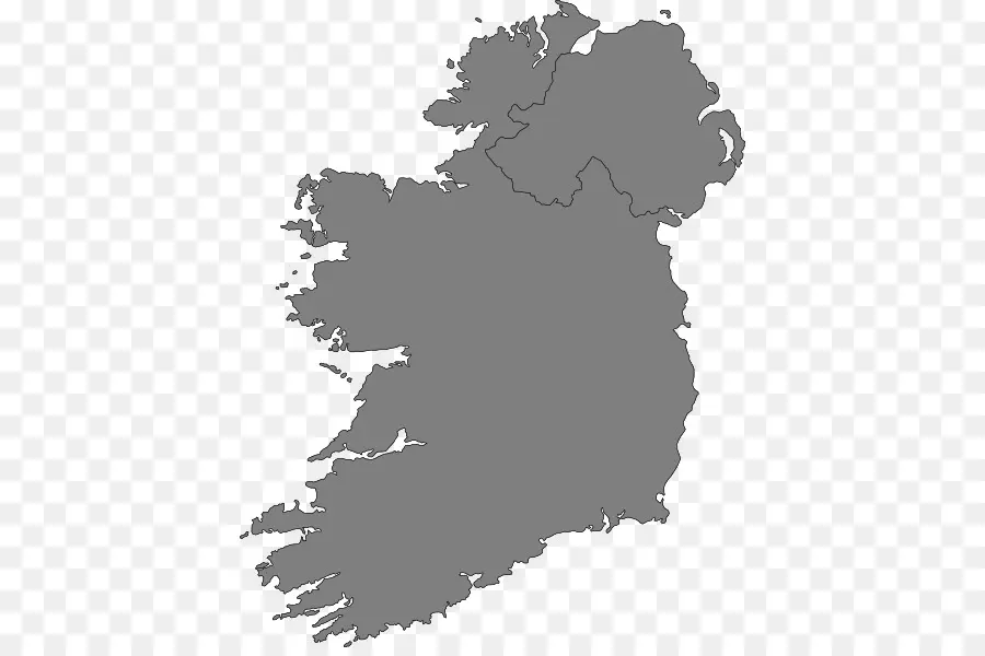 أيرلندا，خريطة PNG