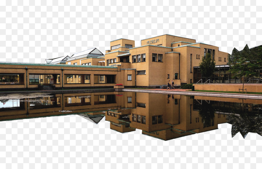 Gemeentemuseum Den Haag，Avond مساء الشجرة الحمراء PNG