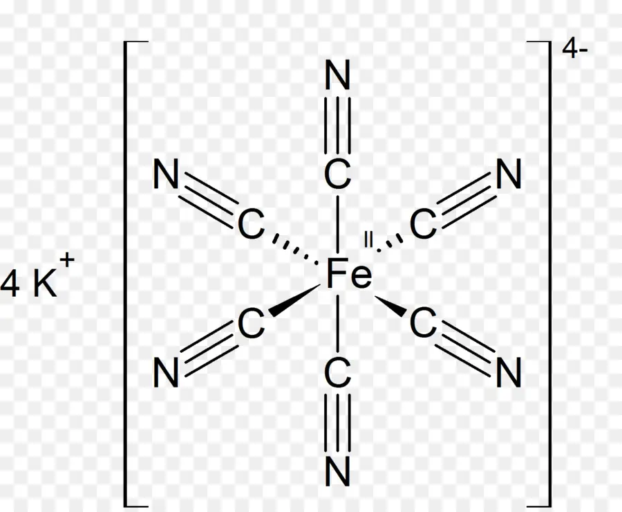 البوتاسيوم Ferricyanide，البوتاسيوم Ferrocyanide PNG