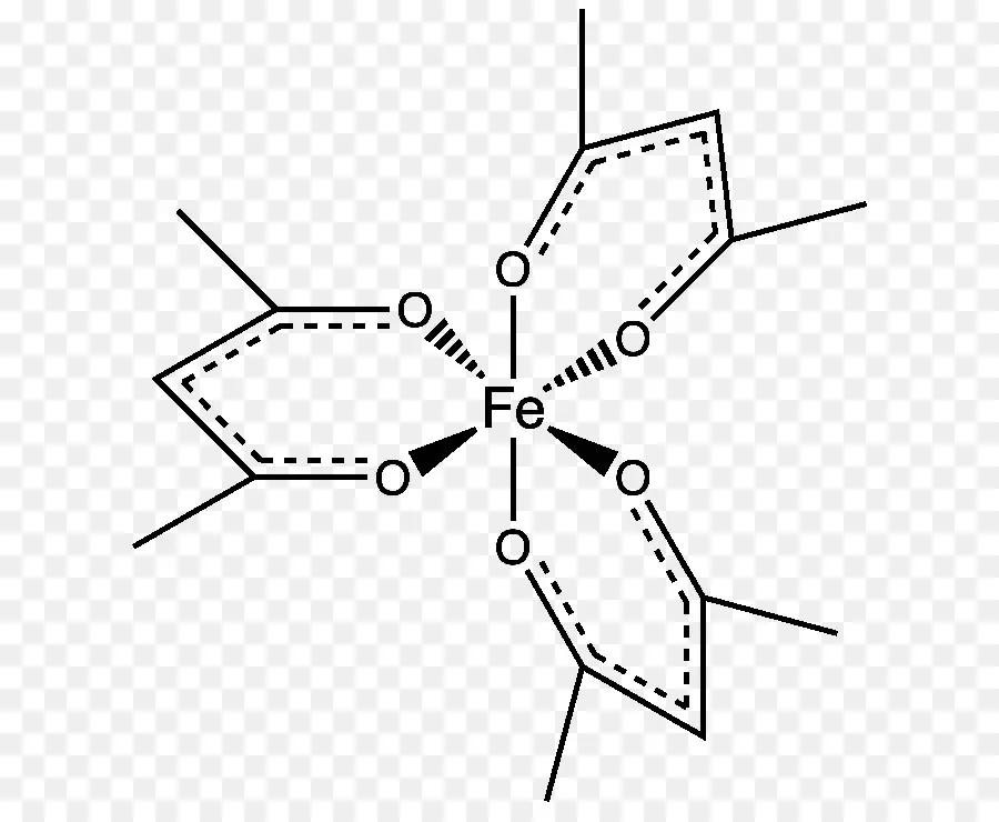 Trisacetylacetonatoironiii，Acetylacetone PNG