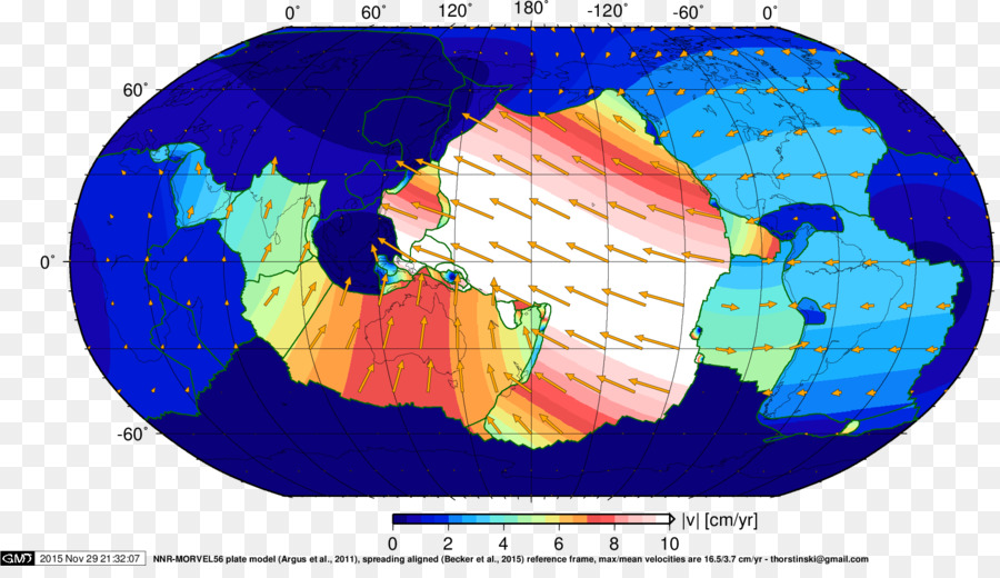 خريطة حركة الصفائح التكتونية，جيولوجيا PNG