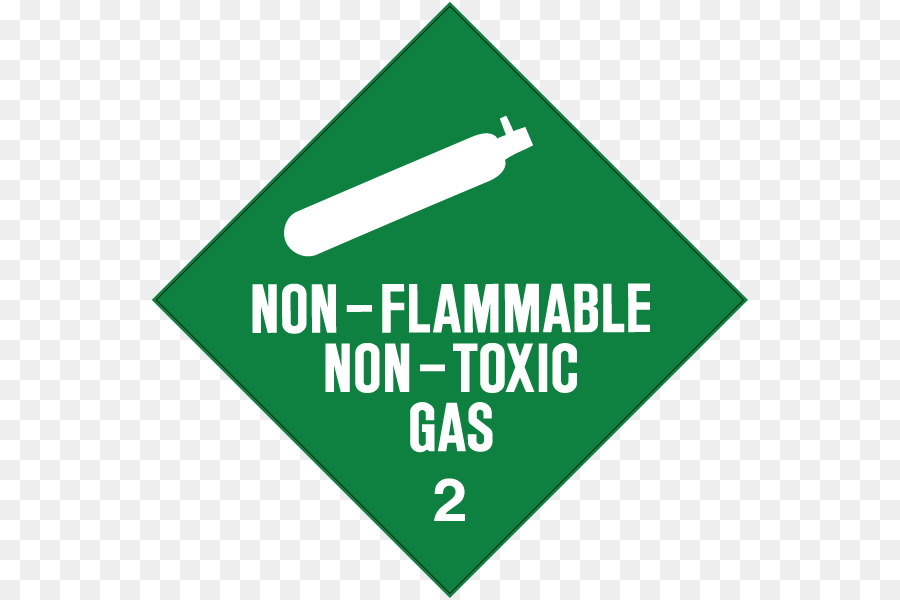 البضائع الخطرة，المواد الخطرة من الدرجة 2 الغازات PNG