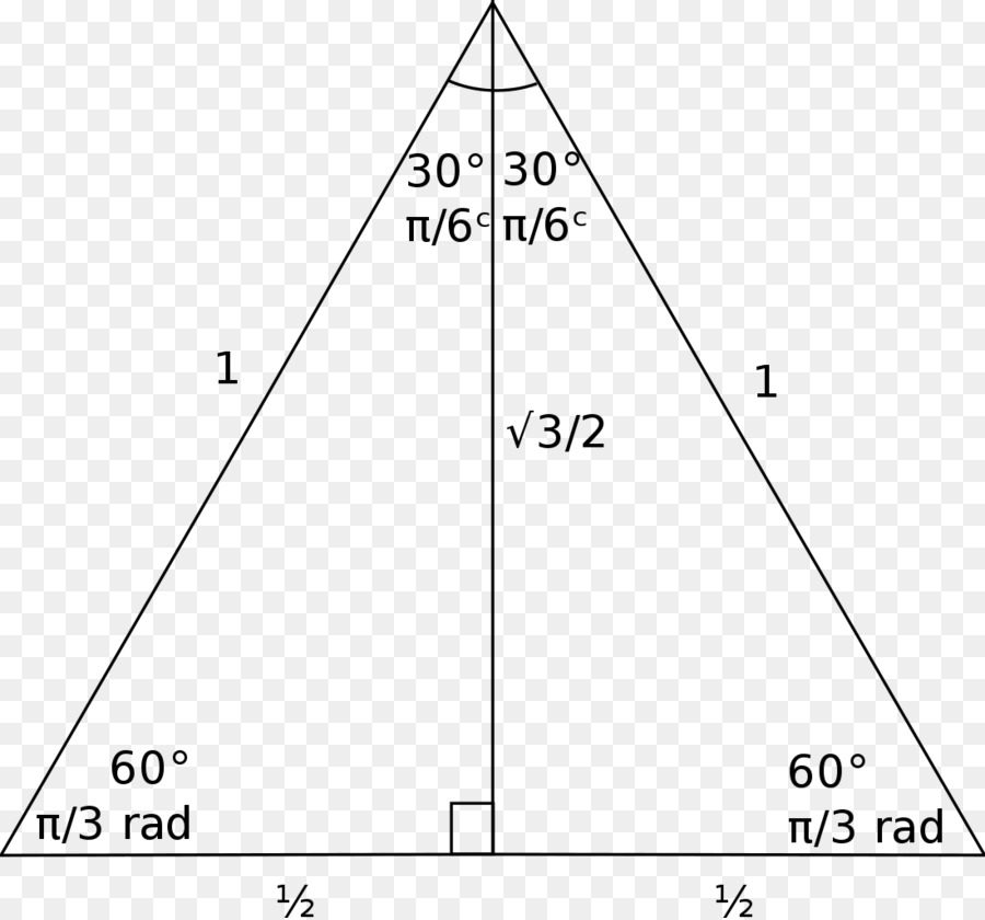 مثلث，علم المثلثات PNG
