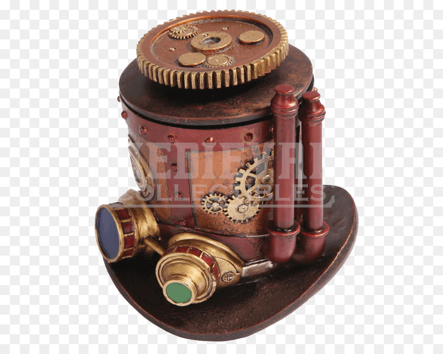 قبعة Steampunk，التروس PNG