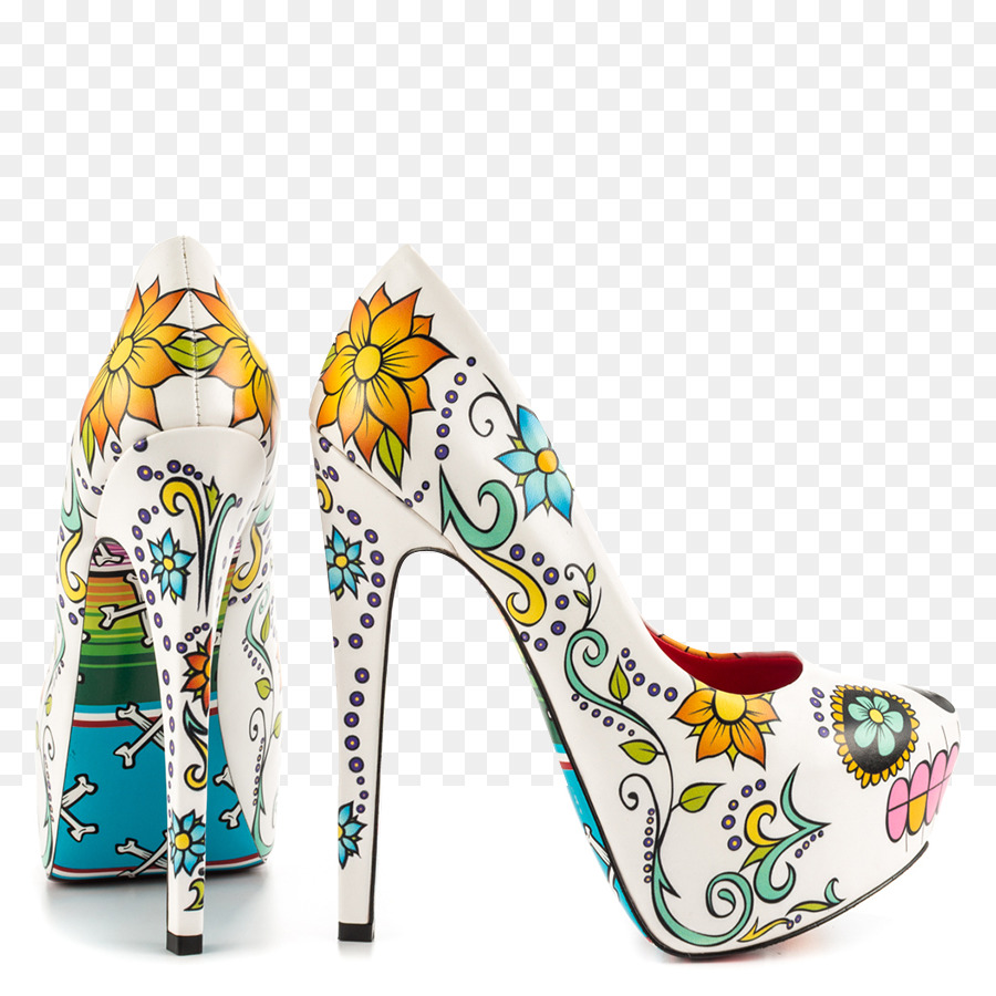 Calavera，Highheeled الحذاء PNG