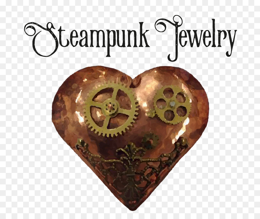 مجوهرات Steampunk，قلب PNG