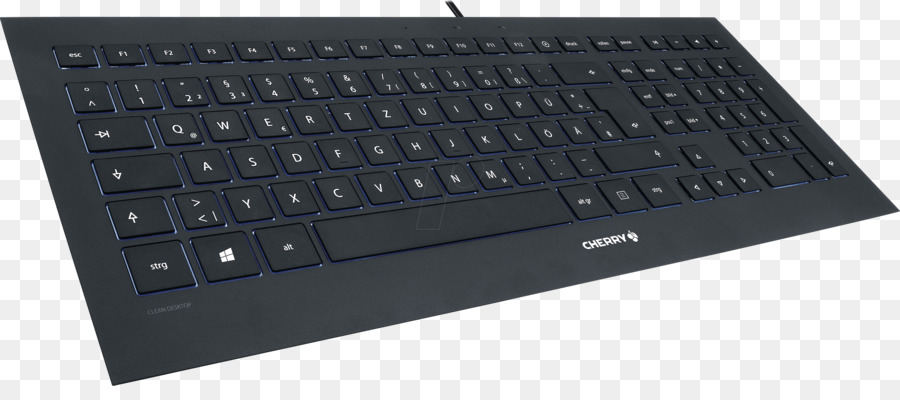 لوحة مفاتيح الكمبيوتر，الكرز مضيق حبالى السلكية لوحة المفاتيح السوداء PNG