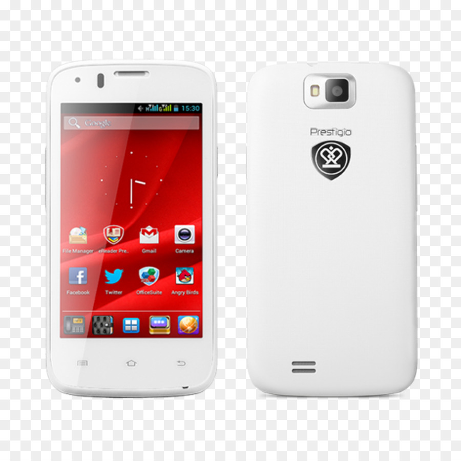 Prestigio Multiphone 4055 Duo الأسود，المزدوج سيم PNG