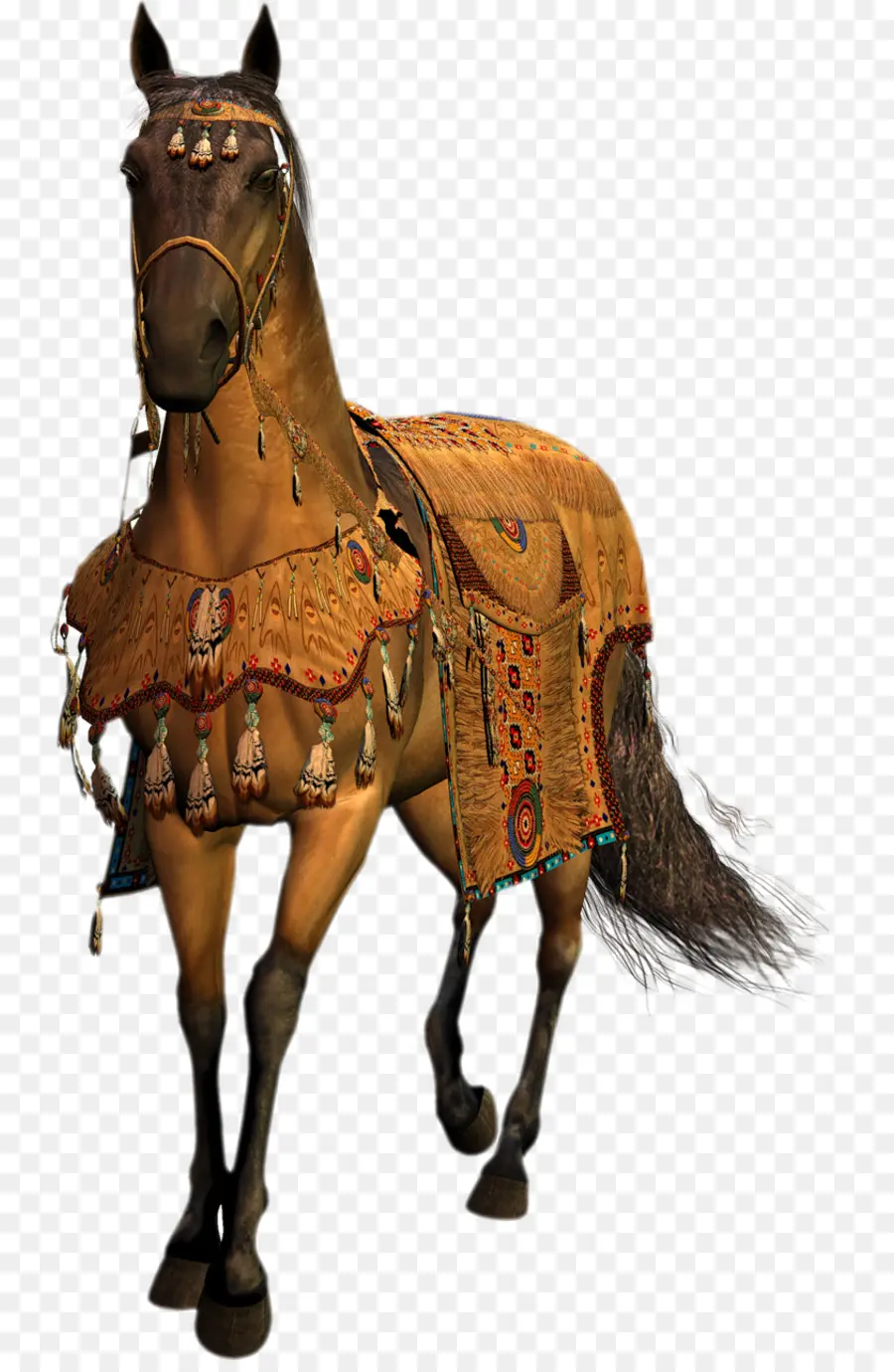 العصور الوسطى，الحصان يسخر PNG