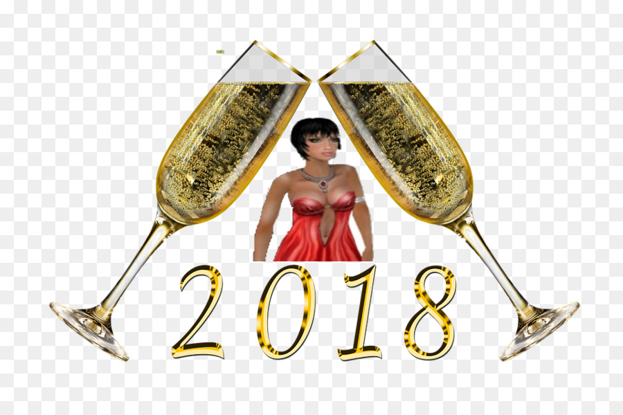 الشمبانيا，عشية رأس السنة الجديدة ، PNG