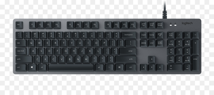 لوحة مفاتيح الكمبيوتر，لوجيتك K840 الميكانيكية حبالى لوحة المفاتيح PNG