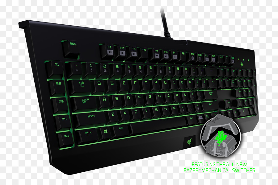 لوحة مفاتيح الكمبيوتر，Razer Blackwidow صفاء PNG