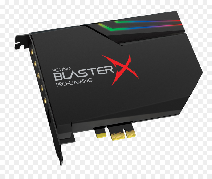 بطاقات الصوت محولات الصوت，التكنولوجيا الإبداعية الصوت الإبداعي Blasterx Ae5 PNG