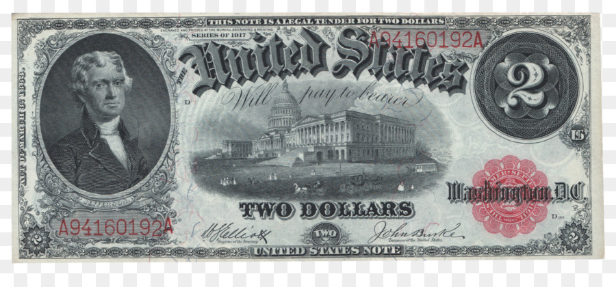 فاتورة الولايات المتحدة Twodollar，ملاحظة الولايات المتحدة PNG