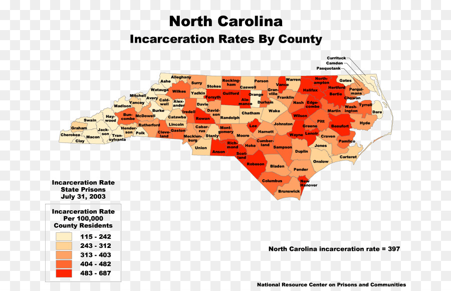 ولاية كارولينا الشمالية，السجن PNG