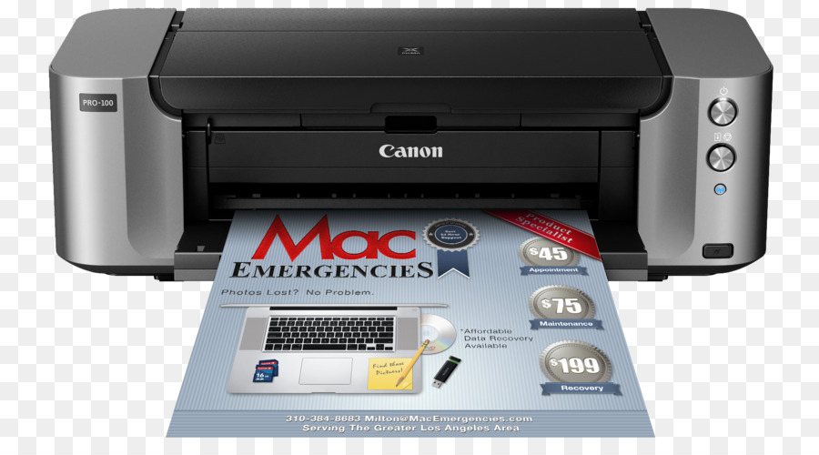 Canon Pixma Pro100，الطباعة النافثة للحبر PNG