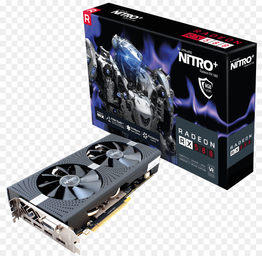 بطاقات الرسومات محولات الفيديو，Amd Radeon Rx 580 PNG