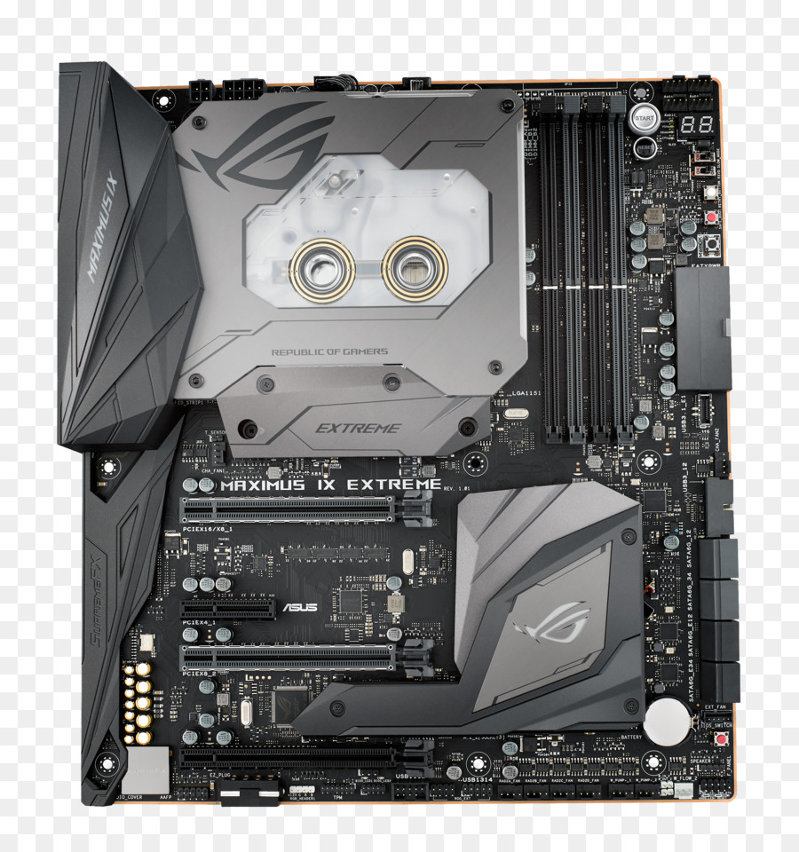 Asus Rog Maximus التاسع المتطرفة，Lga 1151 PNG