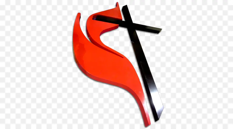 الصليب لهب，الكنيسة الميثودية المتحدة PNG