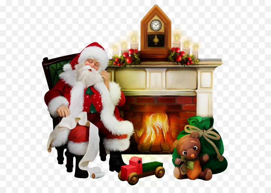 سانتا كلوز，الأب عيد الميلاد PNG