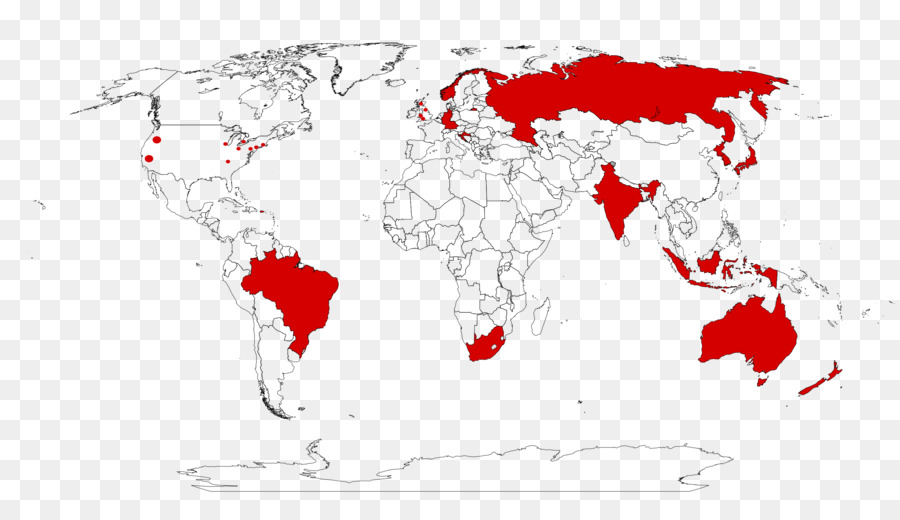 خريطة العالم，بلدان PNG