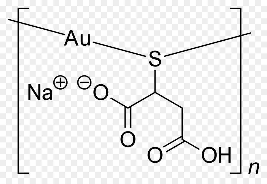 الصوديوم Aurothiomalate，أملاح الذهب PNG