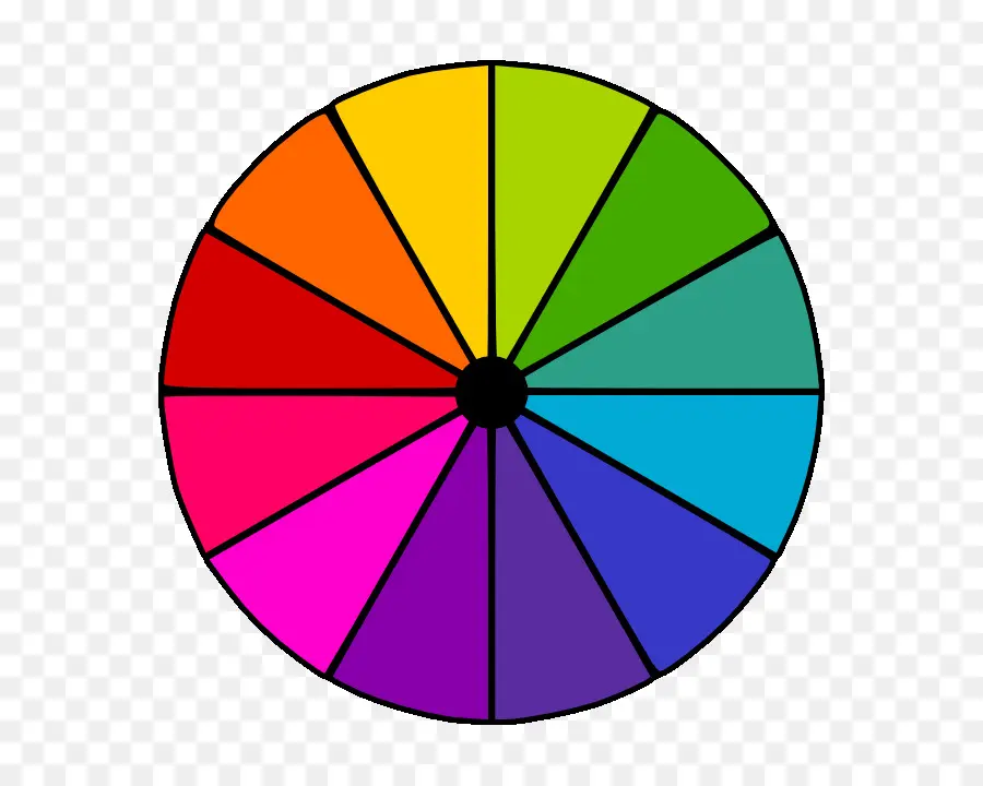 عجلة الألوان，اللون PNG