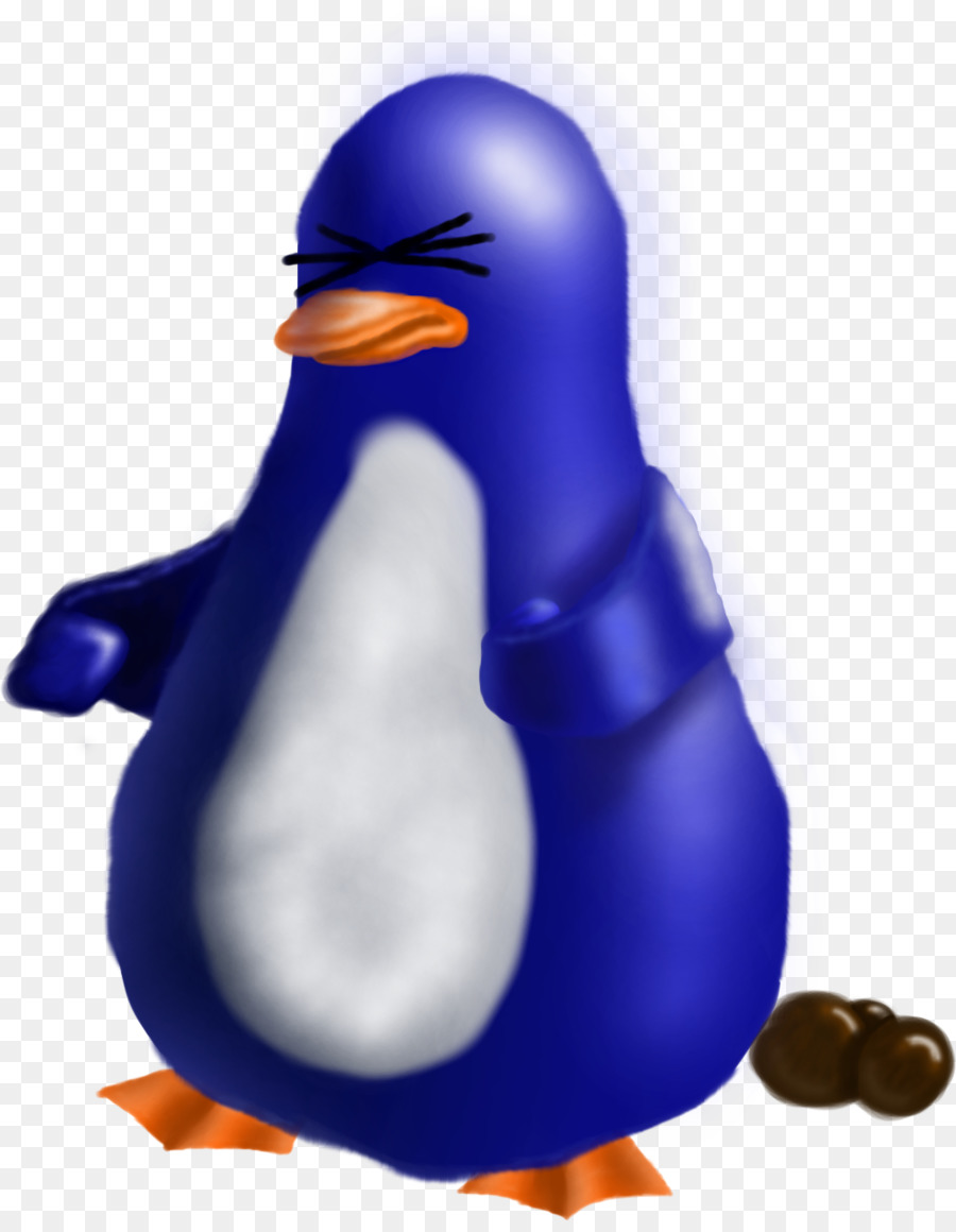 البطريق，الكوبالت الأزرق PNG