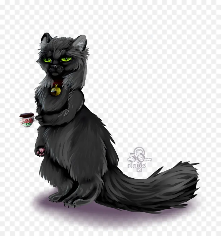 القط الأسود，الحموله PNG