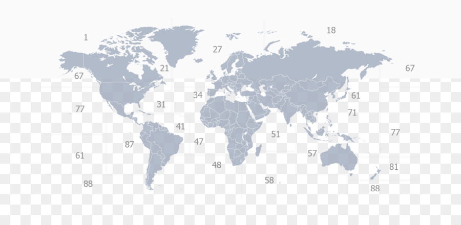 عالم，خريطة العالم PNG