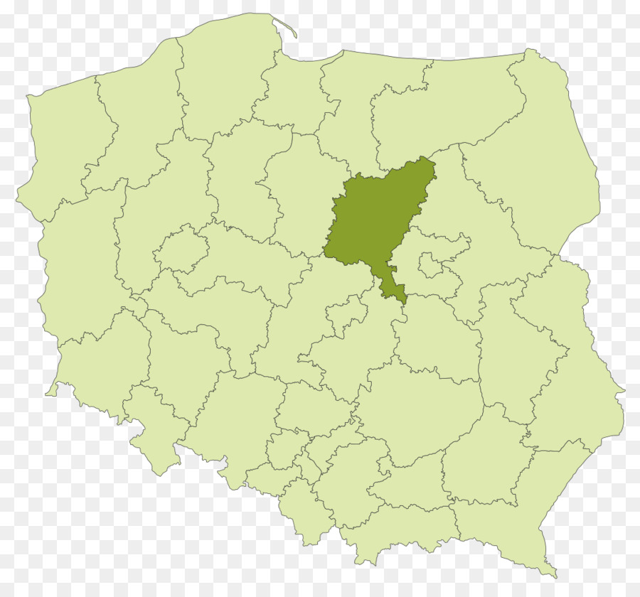 خريطة，بولندا PNG