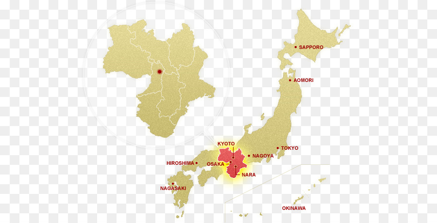 اليابان，خريطة PNG