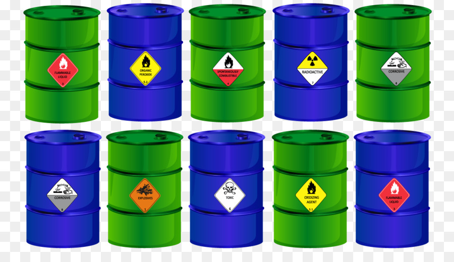 البراميل الخطرة，علامات التحذير PNG