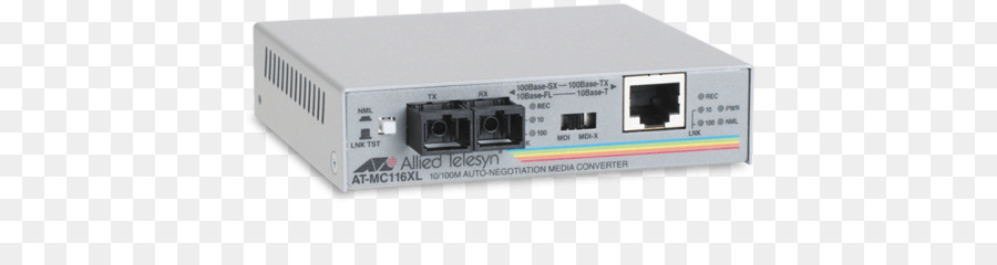 Allied Telesis في Mc116xl，الألياف تحويل وسائل الإعلام PNG