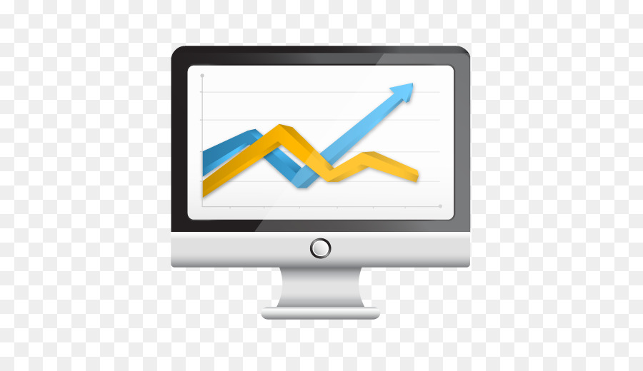 الكمبيوتر مع الرسم البياني，شاشة PNG