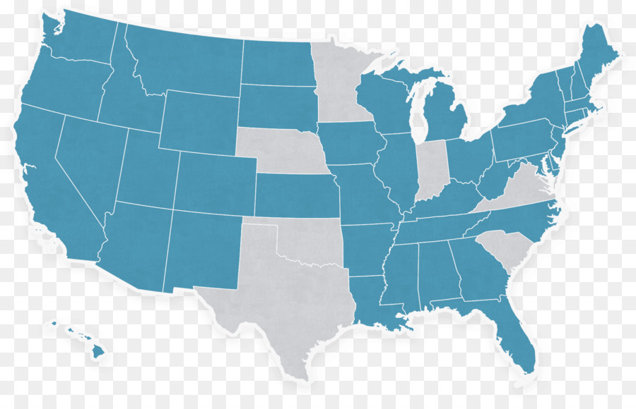 خريطة الولايات المتحدة الأمريكية，الولايات المتحدة PNG