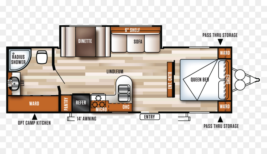 مخطط الطابق，Campervans PNG