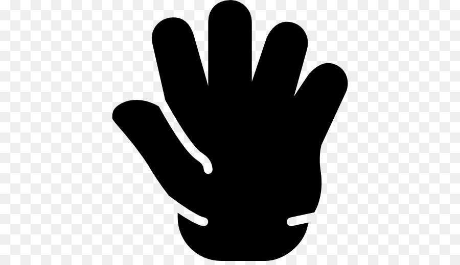الاصبع，صورة ظلية ، PNG