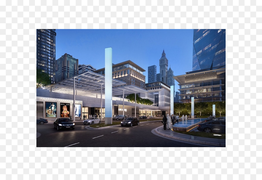 بوابة شارع في مركز دبي المالي العالمي，Mixeduse PNG