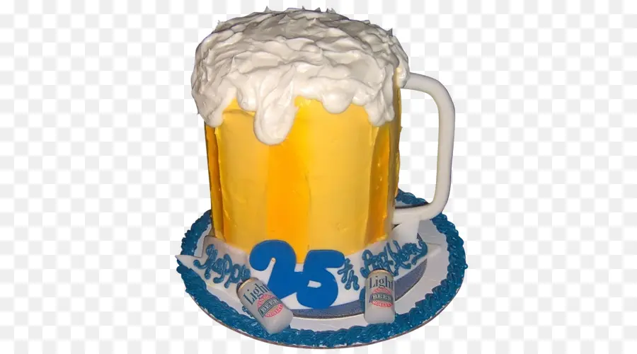 كعكة عيد ميلاد，البيرة PNG