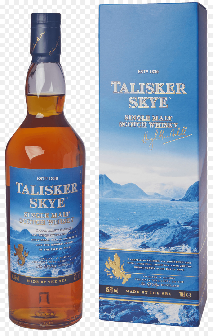 واحد ويسكي الشعير，Talisker تقطير PNG