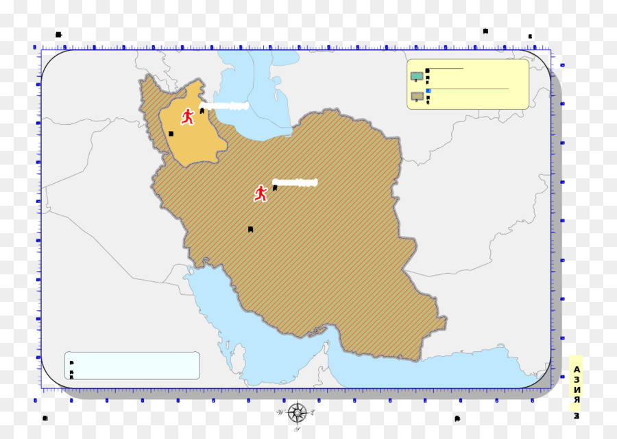 خريطة，إيران PNG