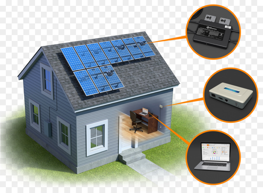 الشمسية Microinverter，الطاقة الشمسية PNG